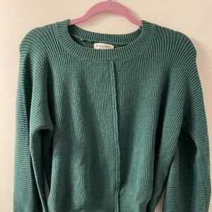 Green sweater